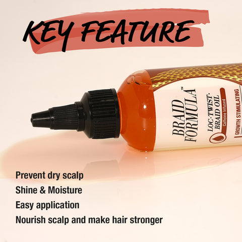 BRAID FORMULA LOC. TWIST. BRAID OIL (4OZ/120ML) - GROWTH STIMULATING