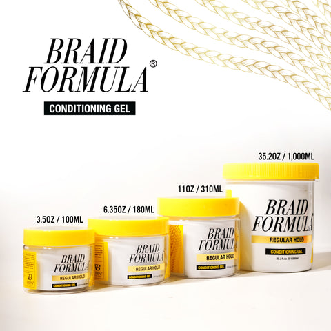 BRAID FORMULA CONDITIONING GEL- REGULAR HOLD