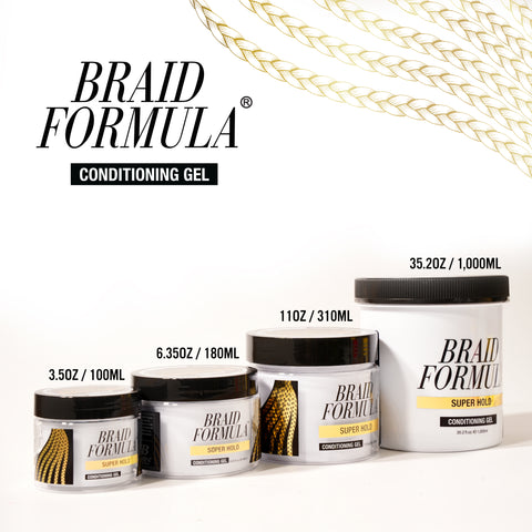 BRAID FORMULA CONDITIONING GEL - SUPER HOLD