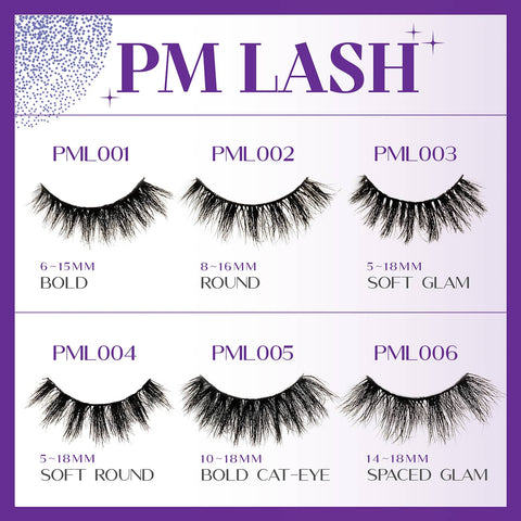 Cattitude 5D PM Lashes- Round