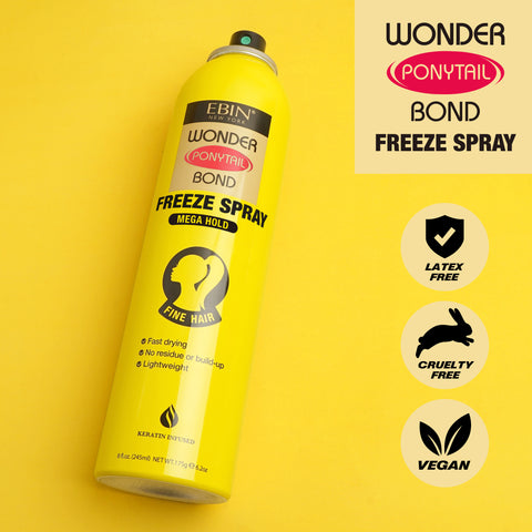 Wonder Ponytail Bond Freeze Spray - Mega Hold