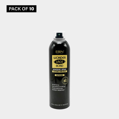 [10 Pack] Wonder Lace Bond Wig Adhesive Spray 10 Pack - Supreme
