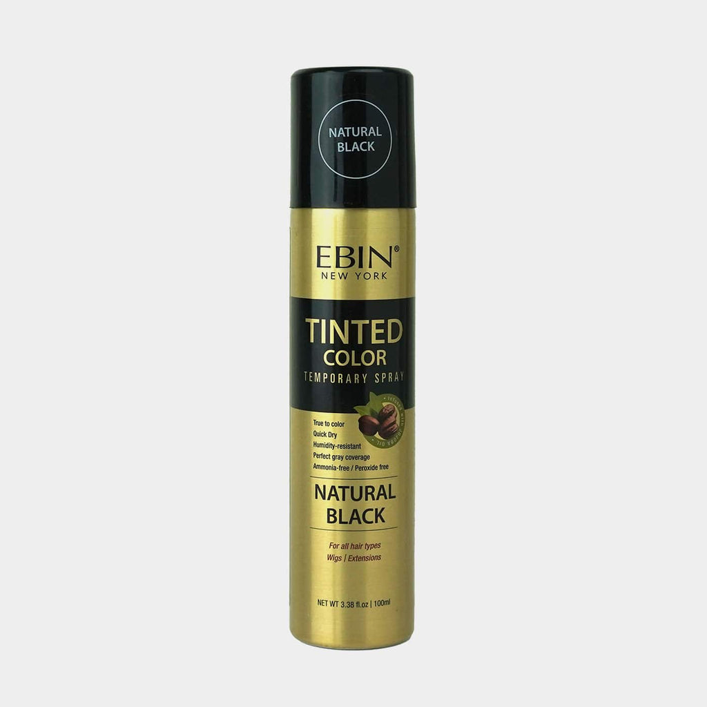 EBIN NEW YORK Tinted Lace Spray 10X Quick Dry 3.38oz/ 100ml - Medium Dark  Brown | Quick dry, Water Resistant, No Residue, Even Spray, Matching Skin